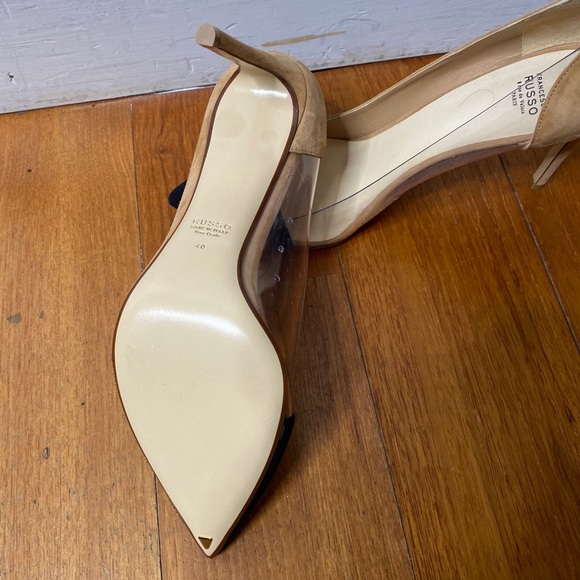 FRANCESCO RUSSO Contrast Panel Pumps - Picture 8 of 12